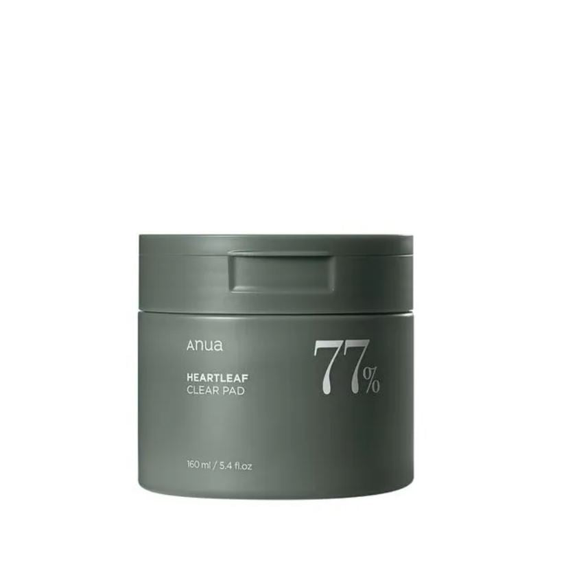anua Heartleaf 77% Clear Pad - 160ml | أنوا وسادات التونر المائية بمستخلص نبات القلب77% - 160 مل