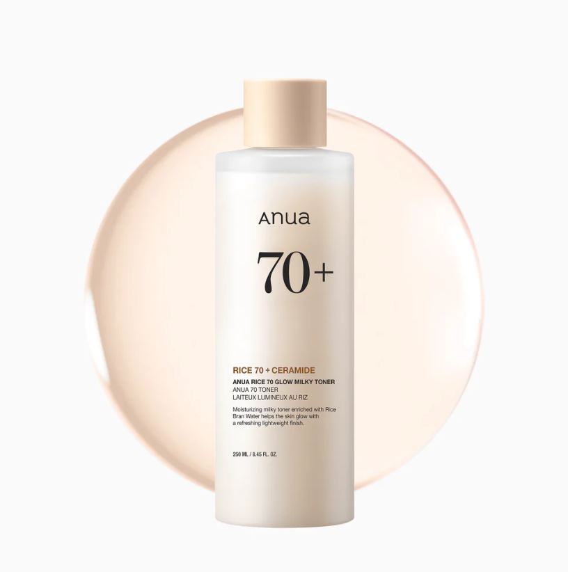 Anua Rice 70 Glow Milky Toner - 250ml | أنوا تونر حليبي بمستخلص الأرز - 250 م